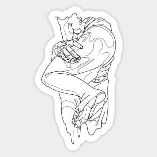 Persephone's Leg Sticker